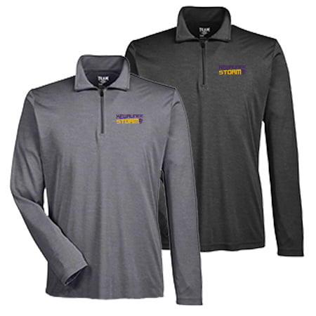 Team 365 Men's Zone Sonic Heather Performance Quarter-Zip