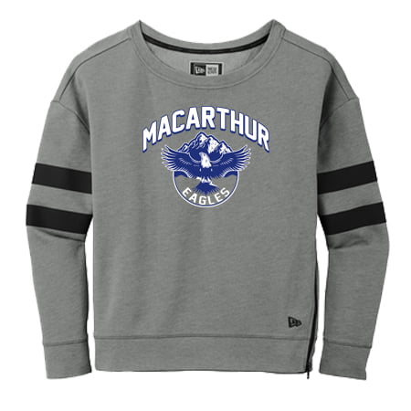 New Era Ladies Tri-Blend Fleece Varsity Crew