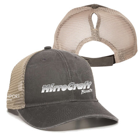 Outdoor Cap Ponytail Mesh-Back Cap