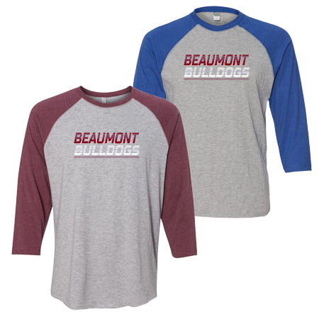 LAT Adult Baseball Three-Quarter Sleeve Tee
