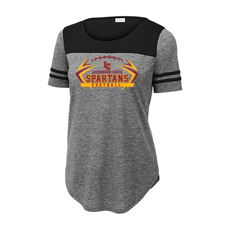 Sport-Tek Ladies Tri-Blend Fan Tee