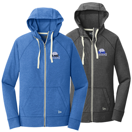 New Era Ladies Sueded Cotton Blend Full-Zip Hoodie