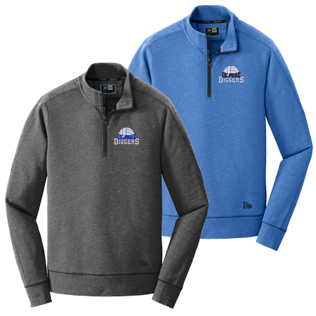 New Era Tri-Blend Fleece 1/4-Zip Pullover
