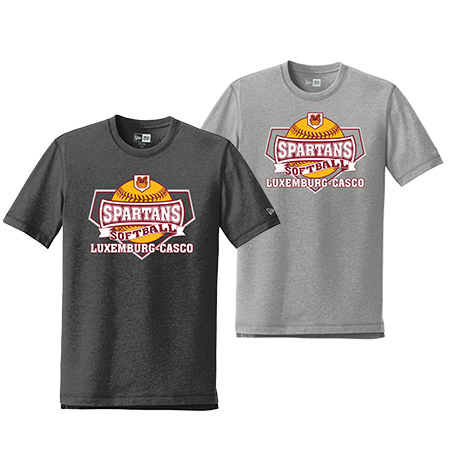 New Era Sueded Cotton Blend Crew Tee