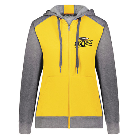 Augusta Ladies Three-Season Fleece Full Zip Hoodie