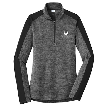 Sport-Tek Adult PosiCharge Electric Heather Colorblock ¼ Zip Pullover