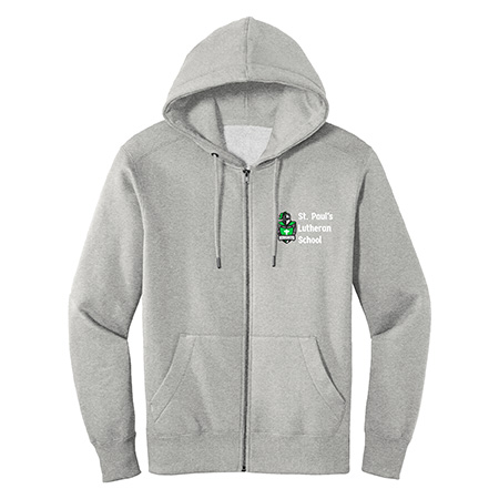 District Adult Perfect Weight Fleece Full-Zip Hoodie