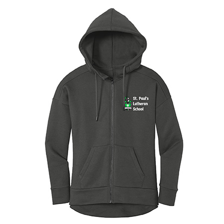 District Ladies Perfect Weight Fleece Full-Zip Hoodie