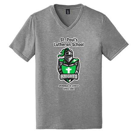 District Adult Perfect Tri V-neck Tee