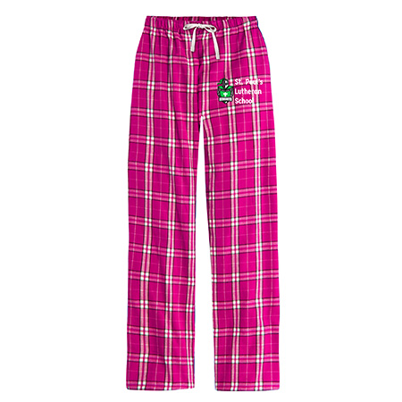 District Ladies Flannel Plaid Pant