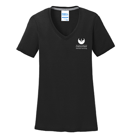 Port & Company Ladies Performance Blend V-Neck Tee