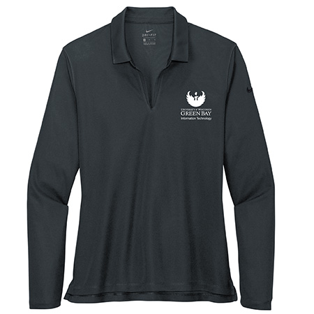 Nike Ladies Dri-FIT Micro Pique 2.0 Long Sleeve Polo