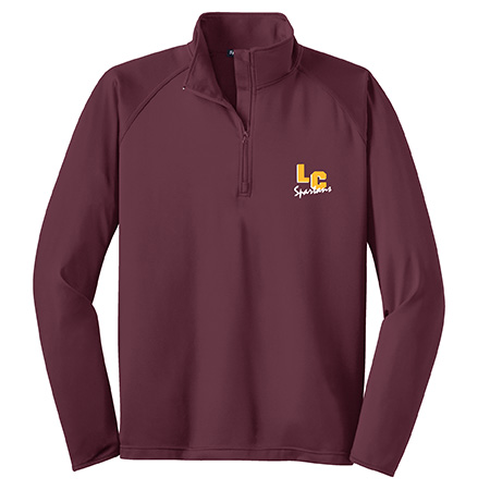 Sport-Tek Ladies Sport-Wick Stretch 1/4-Zip Pullover