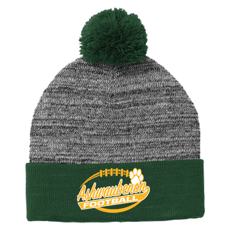 Sport-Tek Heather Pom Pom Beanie