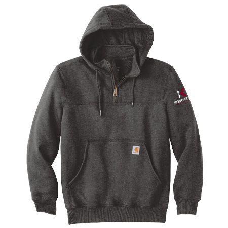 Carhartt Rain Defender Paxton Heavyweight Hooded Zip Mock